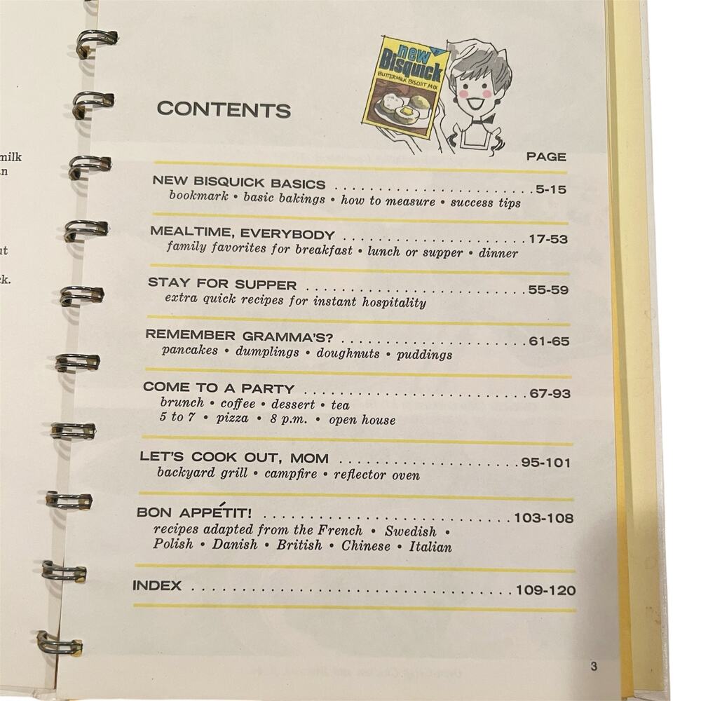 🔥 Vintage 1967 So Quick With New Bisquick Betty Crocker Spiral Bound Cookbook - Picture 4 of 6